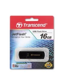 Флеш-диск 16 GB, TRANSCEND Jet Flash 350, USB 2.0, черный, TS16GJF350