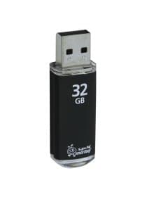 Флеш-диск 32 GB, SMARTBUY V-Cut, USB 2.0, металлический корпус, черный, SB32GBVC-K