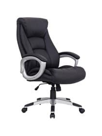 Кресло из натуральной кожи BRABIX "Grand EX-500", черное, 530861