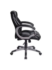 Кресло офисное BRABIX "Eldorado EX-504", экокожа, черное, 530874