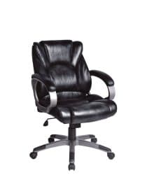Кресло офисное BRABIX "Eldorado EX-504", экокожа, черное, 530874