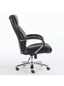 Кресло офисное BRABIX PREMIUM "Advance EX-575", хром, экокожа, черное, 531825