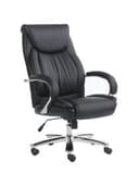 Кресло офисное BRABIX PREMIUM "Advance EX-575", хром, экокожа, черное, 531825