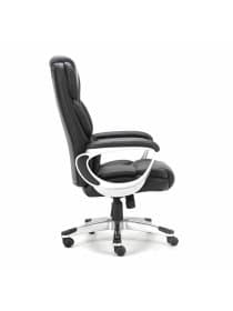 Кресло офисное BRABIX PREMIUM "Rest EX-555", пружинный блок, экокожа, черное, 531938