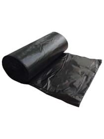 Мешки для мусора, 30 л, черные, в рулоне 20 шт., ПНД, 10 мкм, 50х60 см, прочные, КОНЦЕПЦИЯ БЫТА "Гранит", 0275