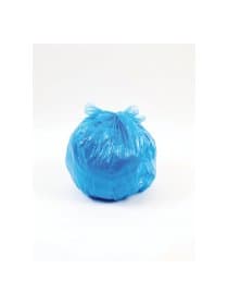 Мешки для мусора, 35 л, с ушками, синие, рулон 30 шт., ПНД, 10,5 мкм, 50х64 см, PACLAN "Multitop", 402080