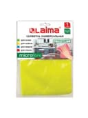Салфетка из МИКРОФИБРЫ универсальная 30х30 см, ассорти, 280 г/м2, LAIMA, 601244