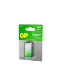 Батарейка 1 шт., GP Super G-Tech, Крона (6LR61, 6LF22, 1604A), алкалиновая, блистер, 1604A-5CR1, 1604A-BC1