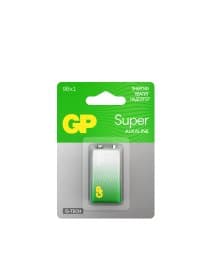 Батарейка 1 шт., GP Super G-Tech, Крона (6LR61, 6LF22, 1604A), алкалиновая, блистер, 1604A-5CR1, 1604A-BC1