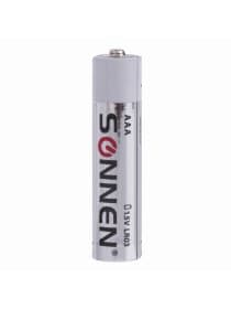 Батарейки КОМПЛЕКТ 4 шт., SONNEN Alkaline, AAA (LR03, 24А), алкалиновые, мизинчиковые, в блистере, 451088