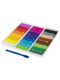 Пластилин мягкий восковой BRAUBERG KIDS, 24 цвета, 360 г, со стеком, 106498