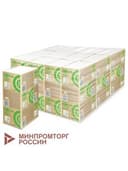 Полотенца бумажные 250 шт. FOCUS (Система H2) Eco, 1-слойные, белые, КОМПЛЕКТ 12 пачек, 24х21,5, Z-сложение, 5083814/5069958