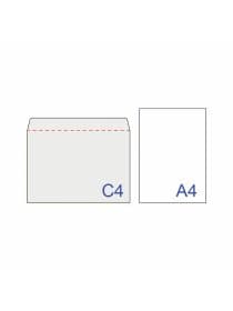 Конверты С4 (229х324 мм), клей, 90 г/м2, КОМПЛЕКТ 250 шт., внутренняя запечатка, 71205, 53855