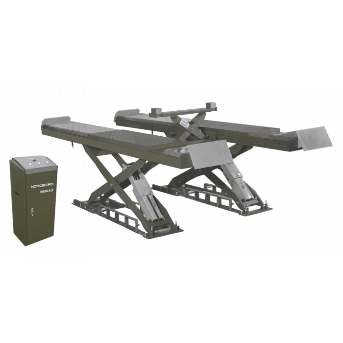 Подъемник ножничный для сход-развала 4,5 т, 380 В, синий NORDBERG N634-4,5B_380