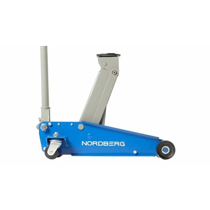 Домкрат подкатной 3 т с резиновой насадкой, быстрый подъем NORDBERG N32030