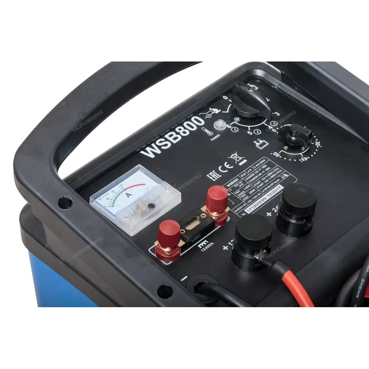 Пуско-зарядное устройство 12/24 В, 800 A NORDBERG WSB800