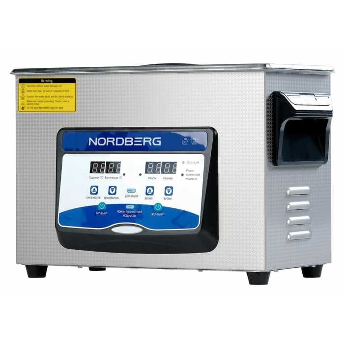 Ультразвуковая ванна с подогревом, 4,5 л NORDBERG NU45D