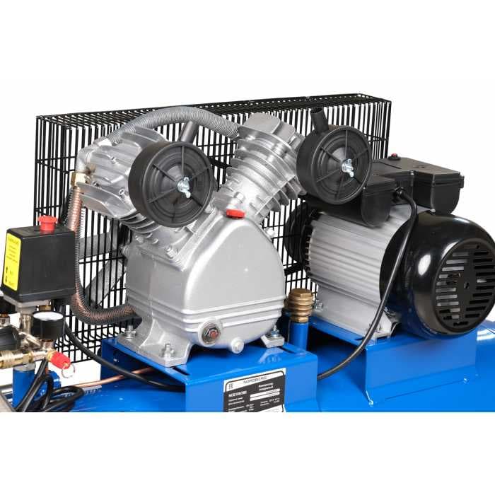 Компрессор двухпоршневой, ременной, чугунная головка, 220 В, ресивер 100 л, 320 л/мин NORDBERG NCE100/360