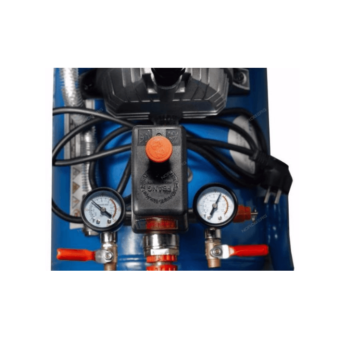 Компрессор поршневой V-образный 220 В, ресивер 50 л, 410 л/мин NORDBERG NCE50/410V