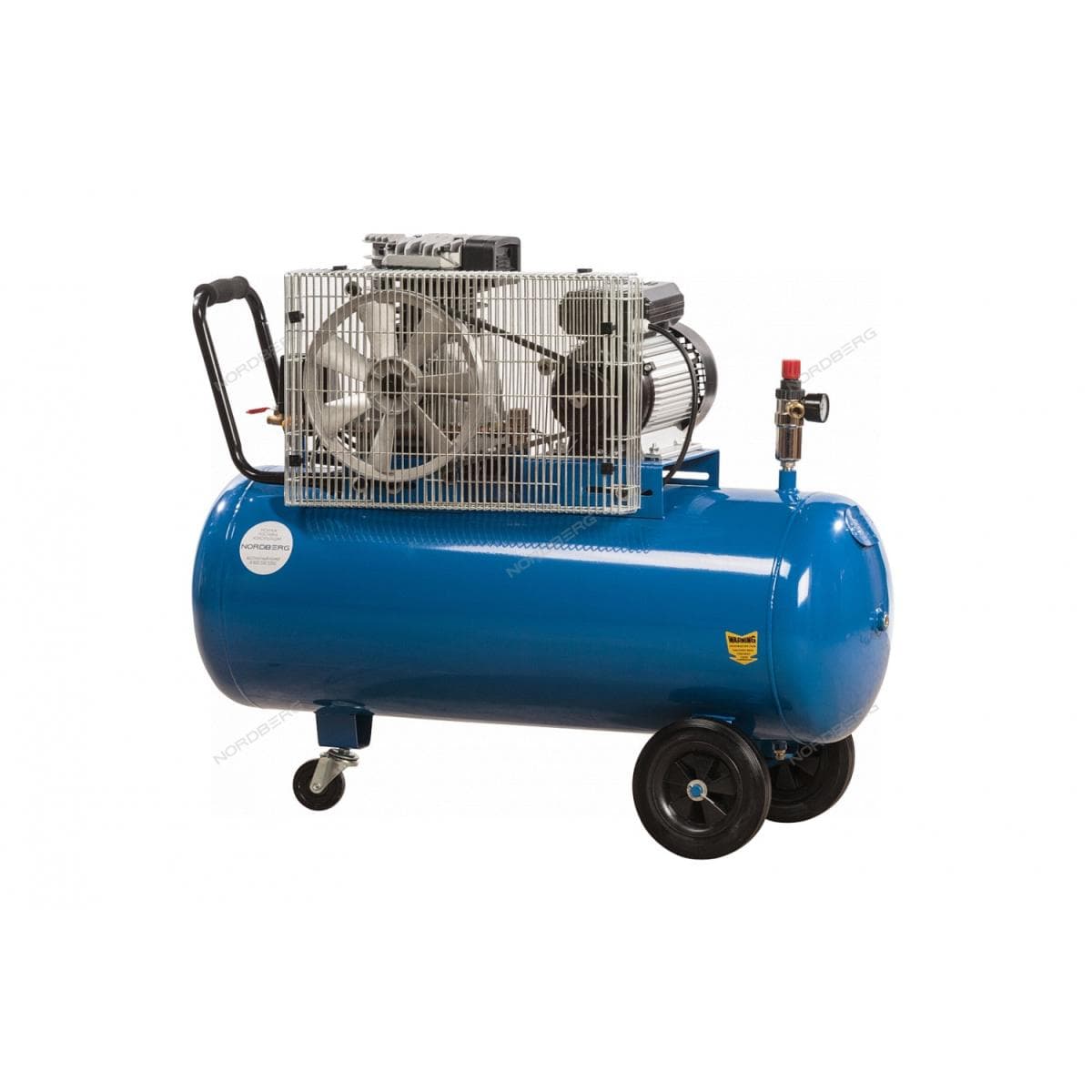 Компрессор поршневой с ременной передачей 380 В, ресивер 100 л, 400 л/мин NORDBERG NCE100/400