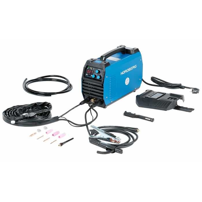 Аппарат сварочный инверторный TIG+MMA, 220 В NORDBERG WT200
