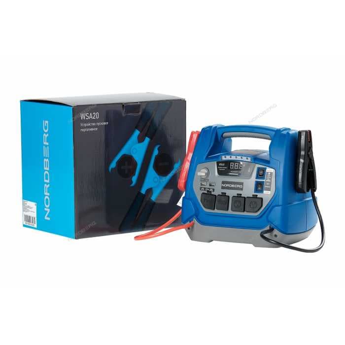 Пусковое портативное устройство 5/12 В, 18 А·ч NORDBERG WSA20