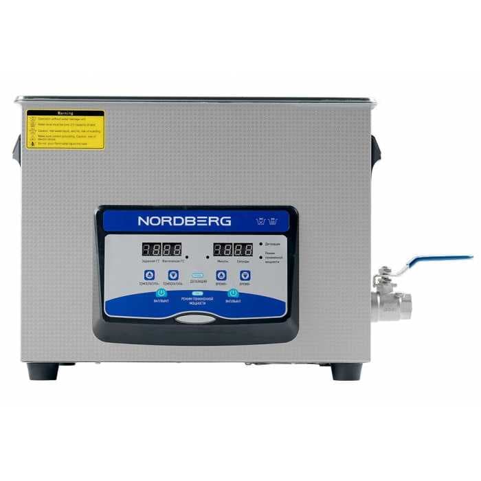 Ультразвуковая ванна с подогревом, 15 л NORDBERG NU150D