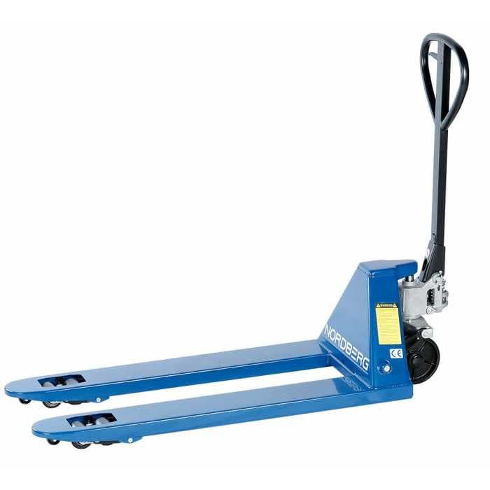 Тележка складская гидравлическая 2,5 т, с ПУ колесами NORDBERG N3902-25