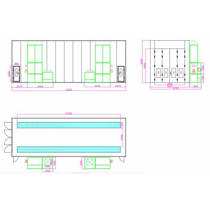 Покрасочная камера NORDBERG INDUSTRIAL