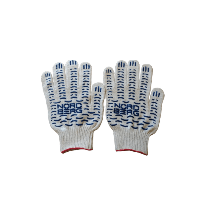 Перчатки с пвх покрытием белые упаковка 250 пар NORDBERG NCG610150