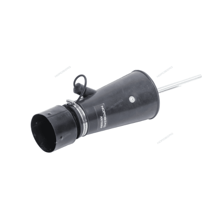 Насадка резиновая круглая с внутренним фиксатором на шланг D=100 мм NORDBERG AN100RP