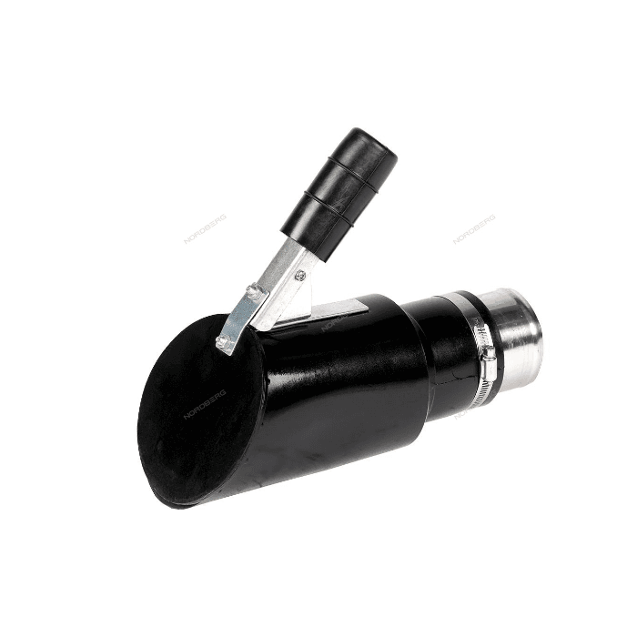 Насадка резиновая овальная наклонная на шланг D=75 мм NORDBERG AN075DI