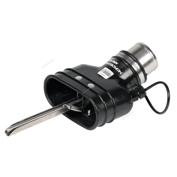 Насадка резиновая овальная с внутренним фиксатором на шланг D=75 мм NORDBERG AN075DP