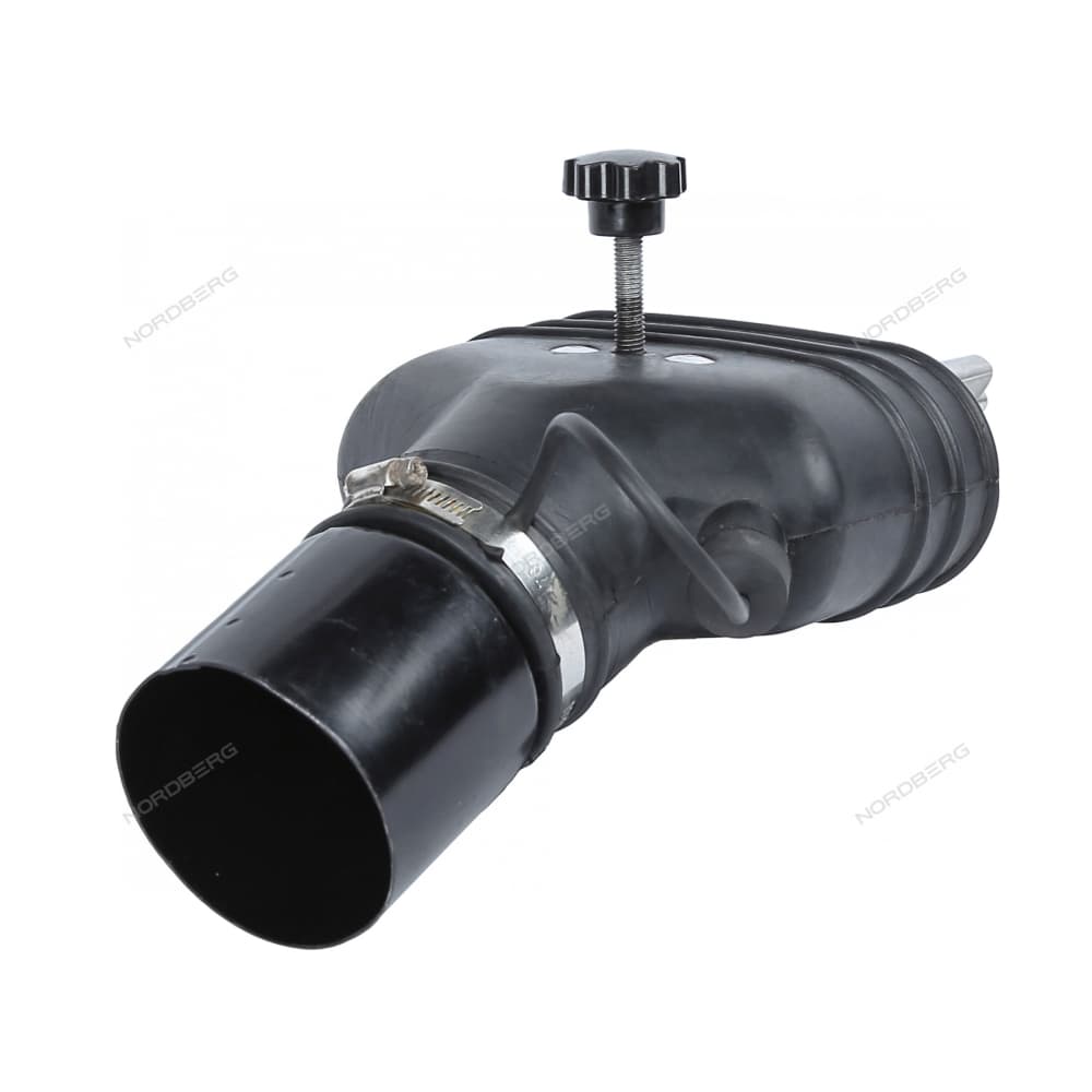 Насадка резиновая овальная с внутренней фиксацией на шланг D=90 мм NORDBERG AN090DP