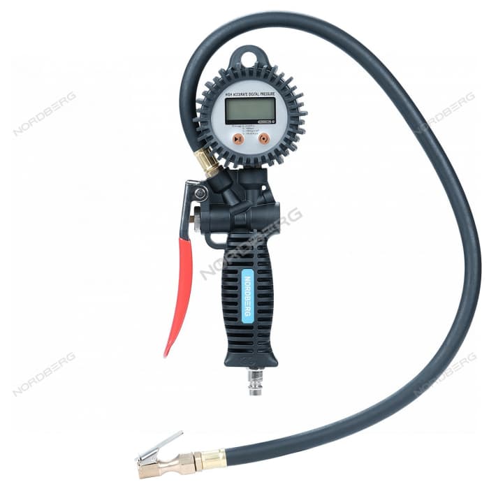 Пистолет для подкачки колес с цифровым манометром NORDBERG Ti63