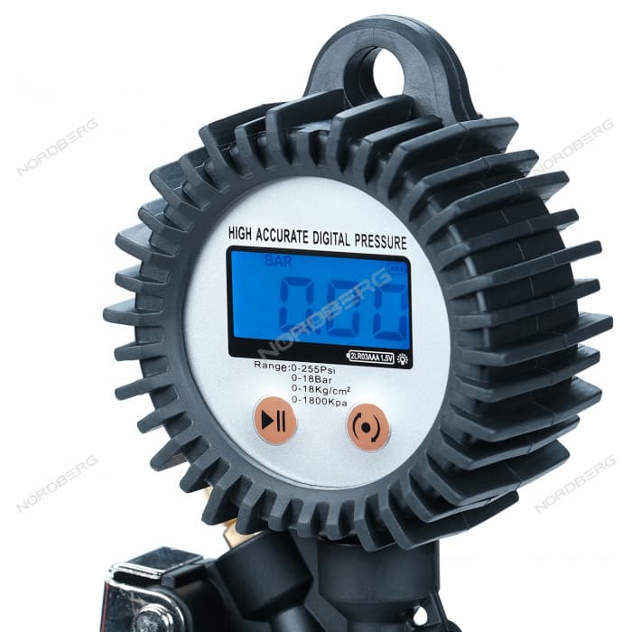 Пистолет для подкачки колес с цифровым манометром NORDBERG Ti63