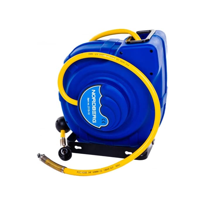 Шланг воздушный на катушке PVC диам. 10х16мм (14+1 м) NORDBERG 2115-10