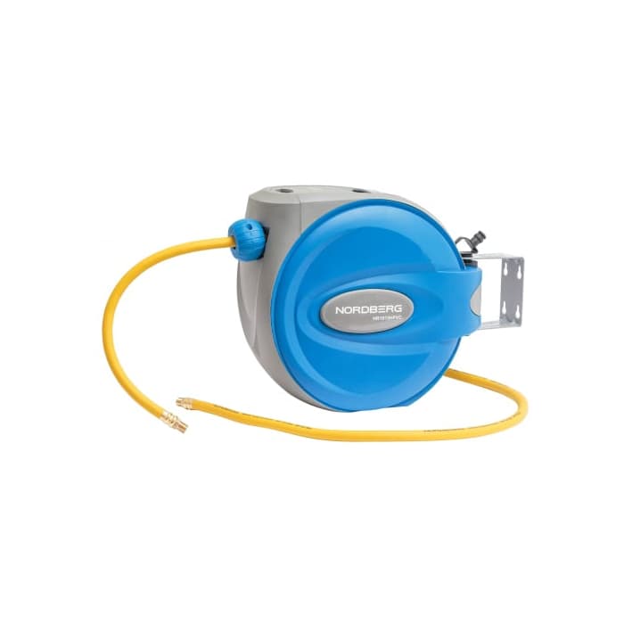 Шланг воздушный на катушке гибридный PVC диам. 9,5х15,5мм, 15+1м NORDBERG HR1015HPVC