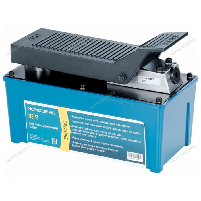 Насос пневмогидравлический 1600 мл NORDBERG N3P2
