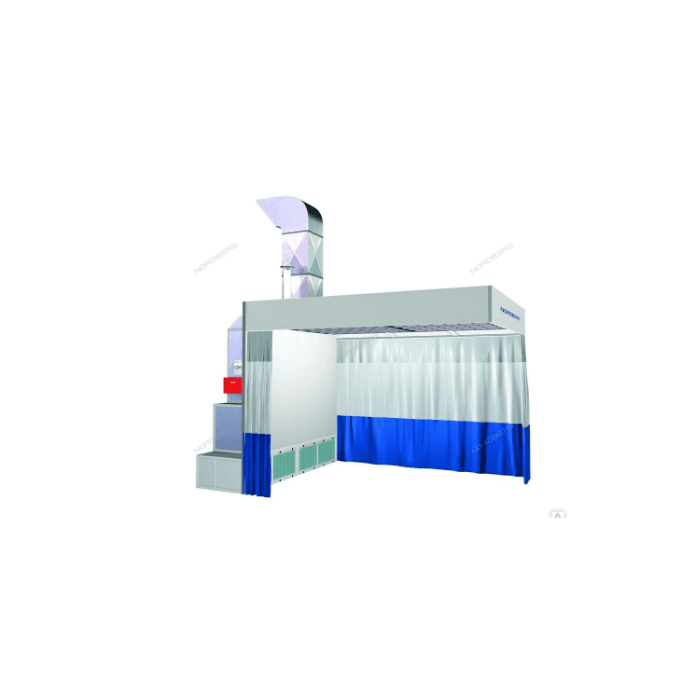 Пост подготовки NB100C к окраске с колоннами (с горелкой) NORDBERG NB100C column