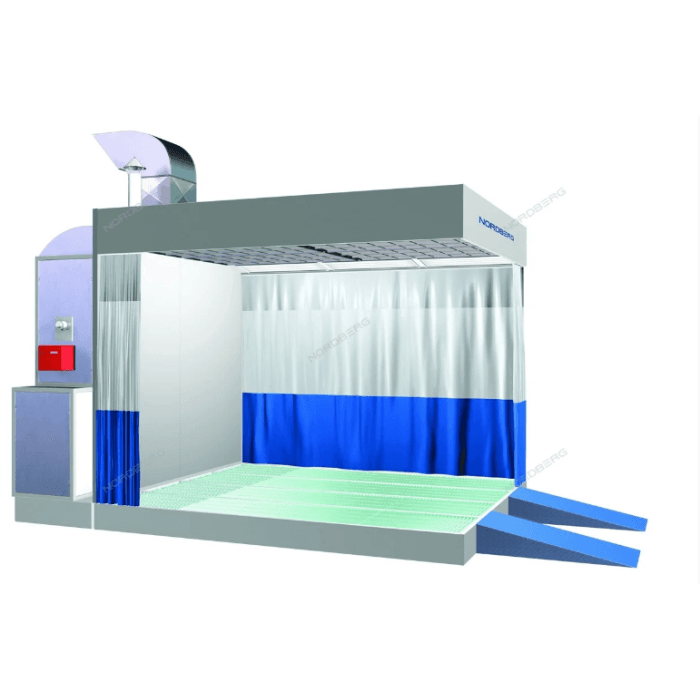 Пост подготовки NB300C к окраске с колоннами (с горелкой) NORDBERG NB300C column