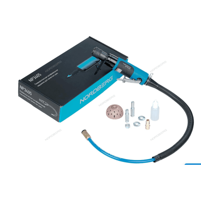 Пневмошлифмашинка для зачистки шин с насадкой и быстросъемным держателем NORDBERG NP3405