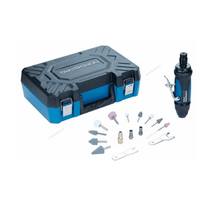 Пневмобормашинка с комплектом насадок NORDBERG NP3022K