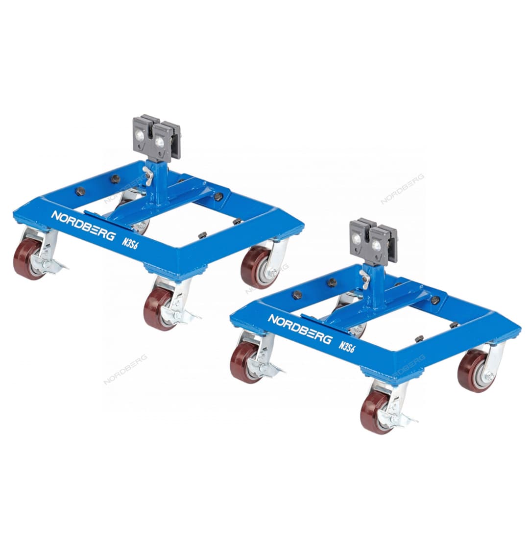 Тележка под колесо для перемещения авто (комплект 2 шт.) NORDBERG N3S6