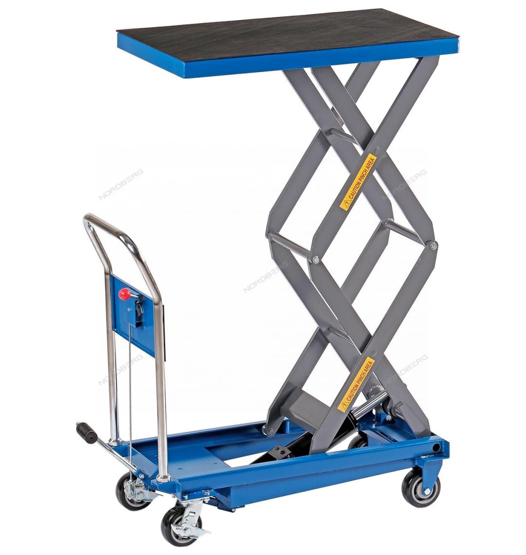 Стол подъемный гидравлический, 500 кг, двойные ножницы NORDBERG N3T500