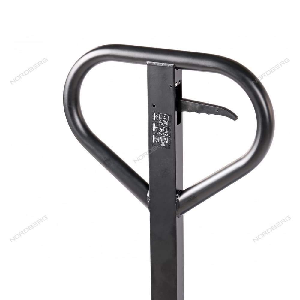 Тележка складская гидравлическая 2,5 т, с ПУ колесами NORDBERG N3905-25