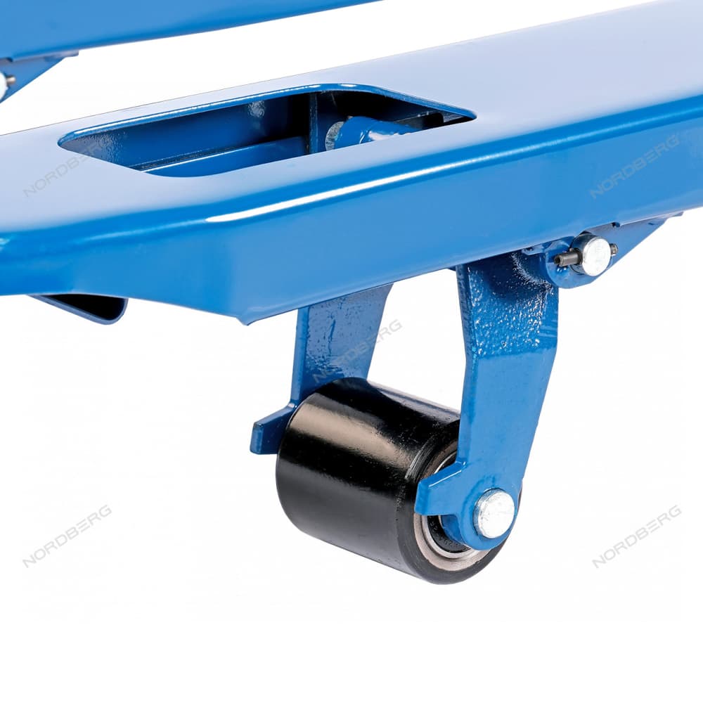 Тележка складская гидравлическая 2 т, с ПУ колесами NORDBERG N3905-20