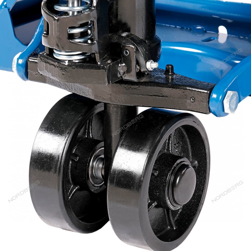 Тележка складская гидравлическая 2 т, с ПУ колесами NORDBERG N3905-20