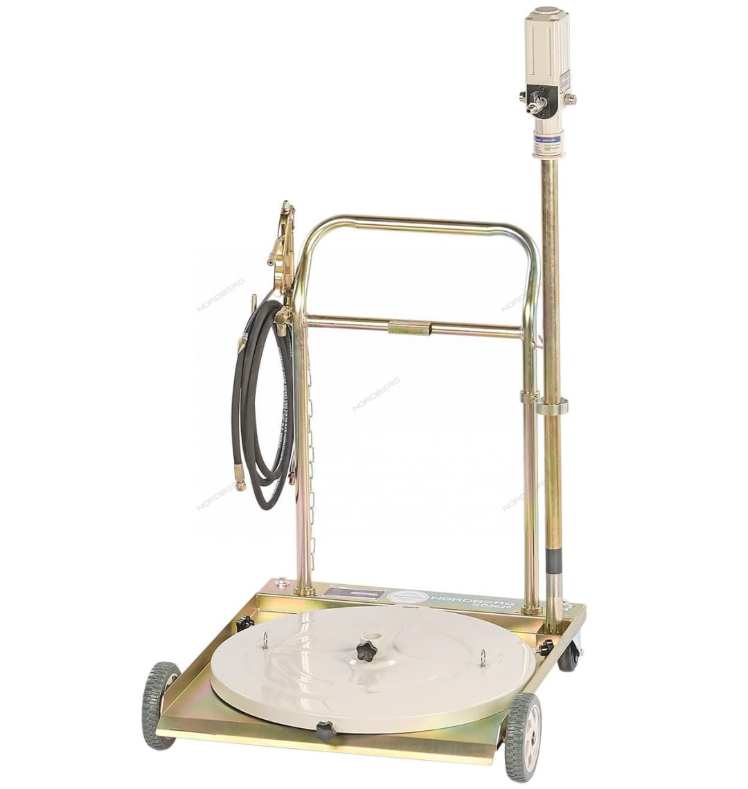 Установка пневматическая для раздачи густой смазки из бочек до 200 л, с тележкой NORDBERG NO5026