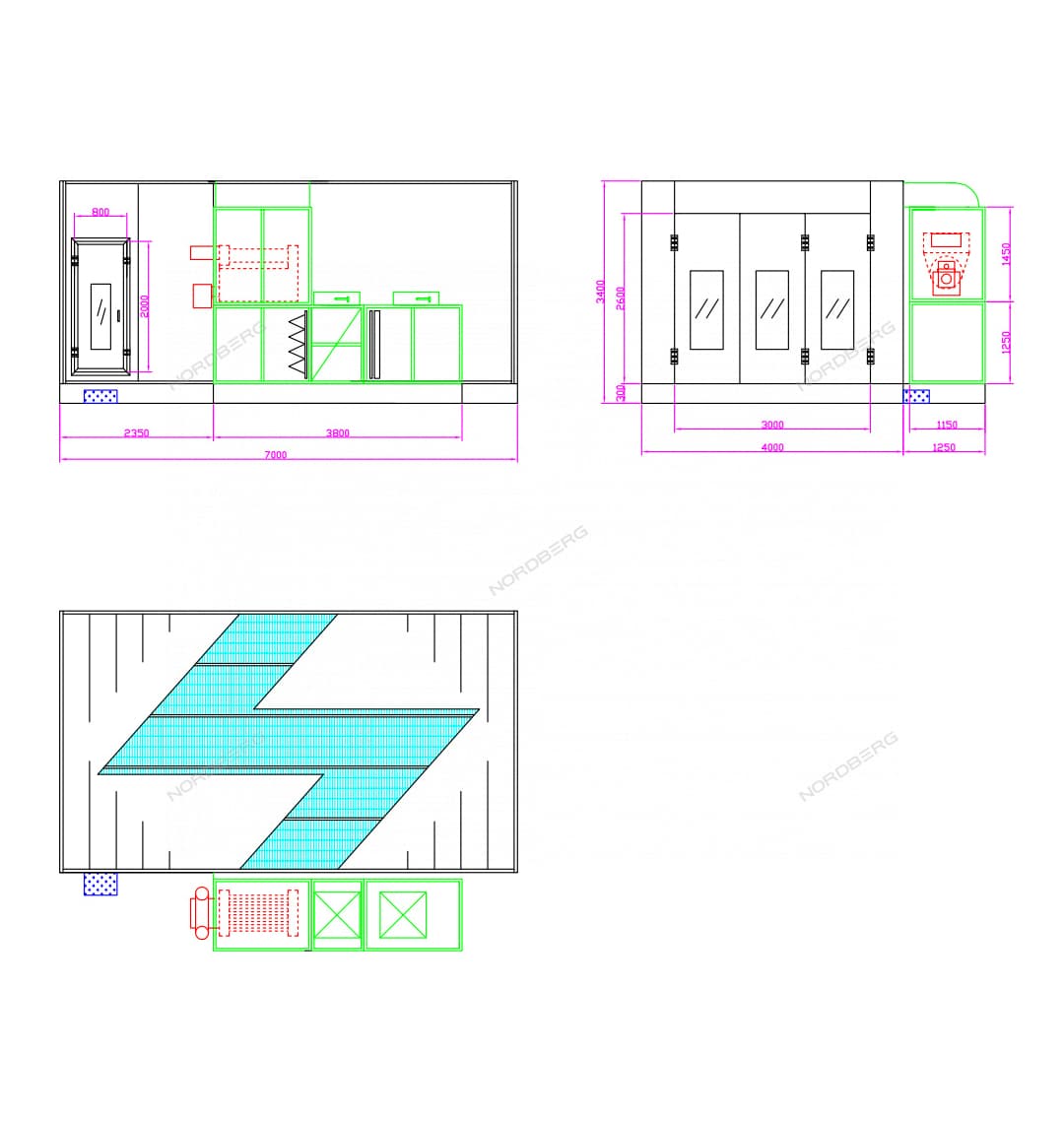 Покрасочная камера NORDBERG STANDART1